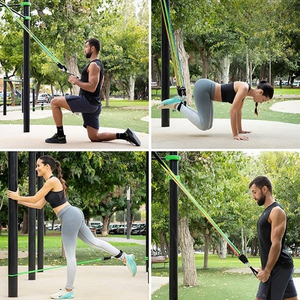 Cuerdas elásticas de resistencia fitness