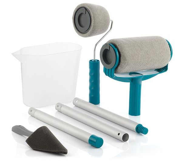 Set de rodillos de pintura recargables antigoteo